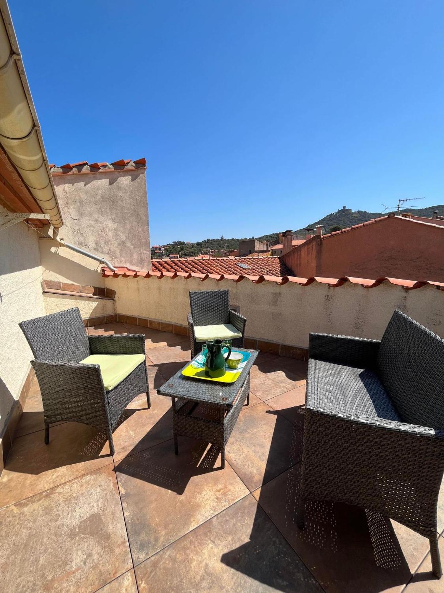 6Lam16 Maison Typique Avec Toit-Terrasse Collioure Exteriör bild